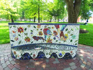 Mosaic Art Bench